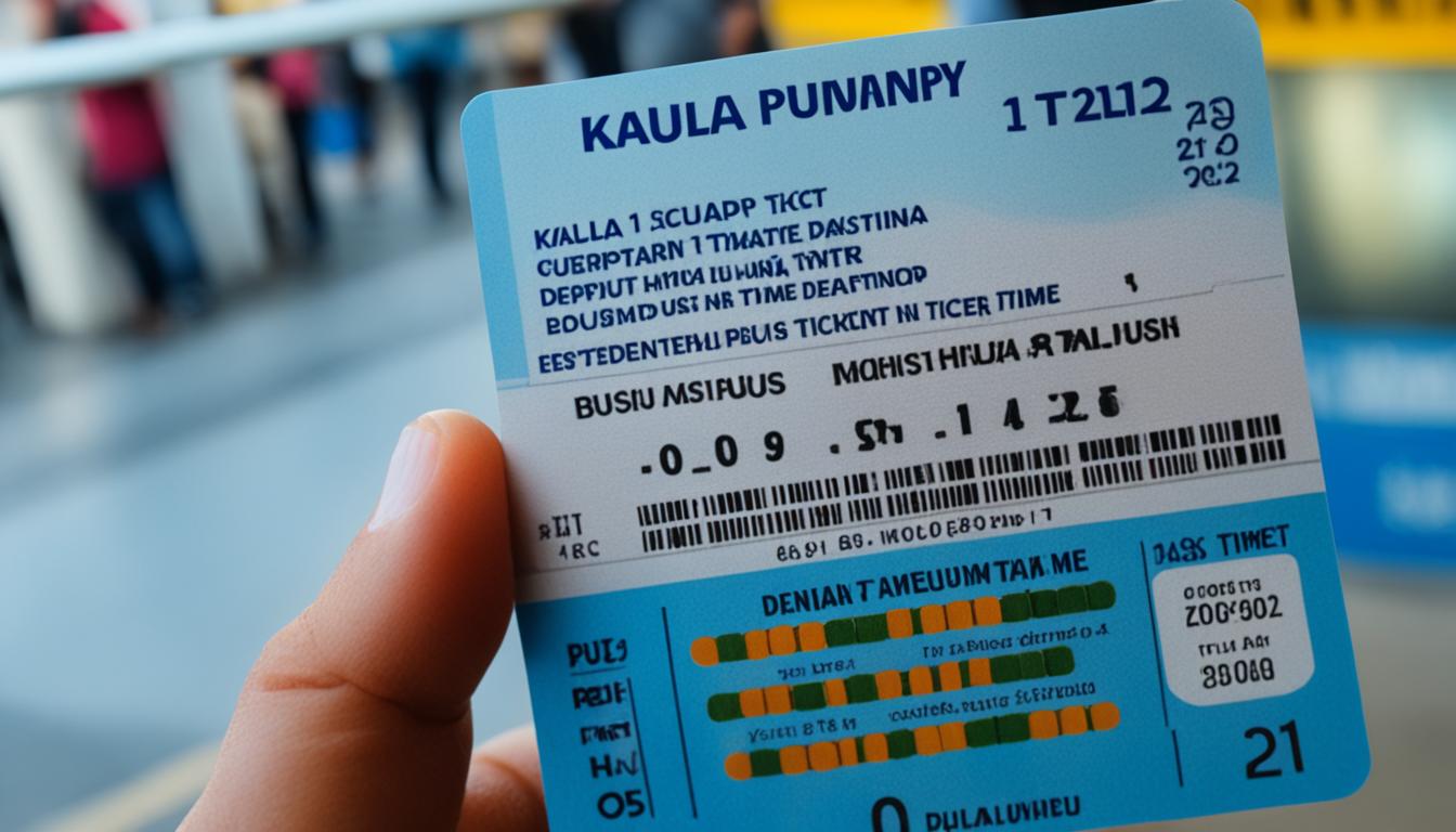 kuala lumpur bus ticket