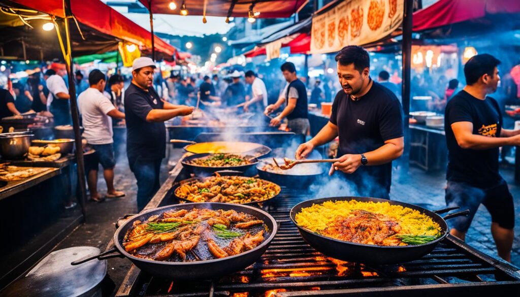 johor night market